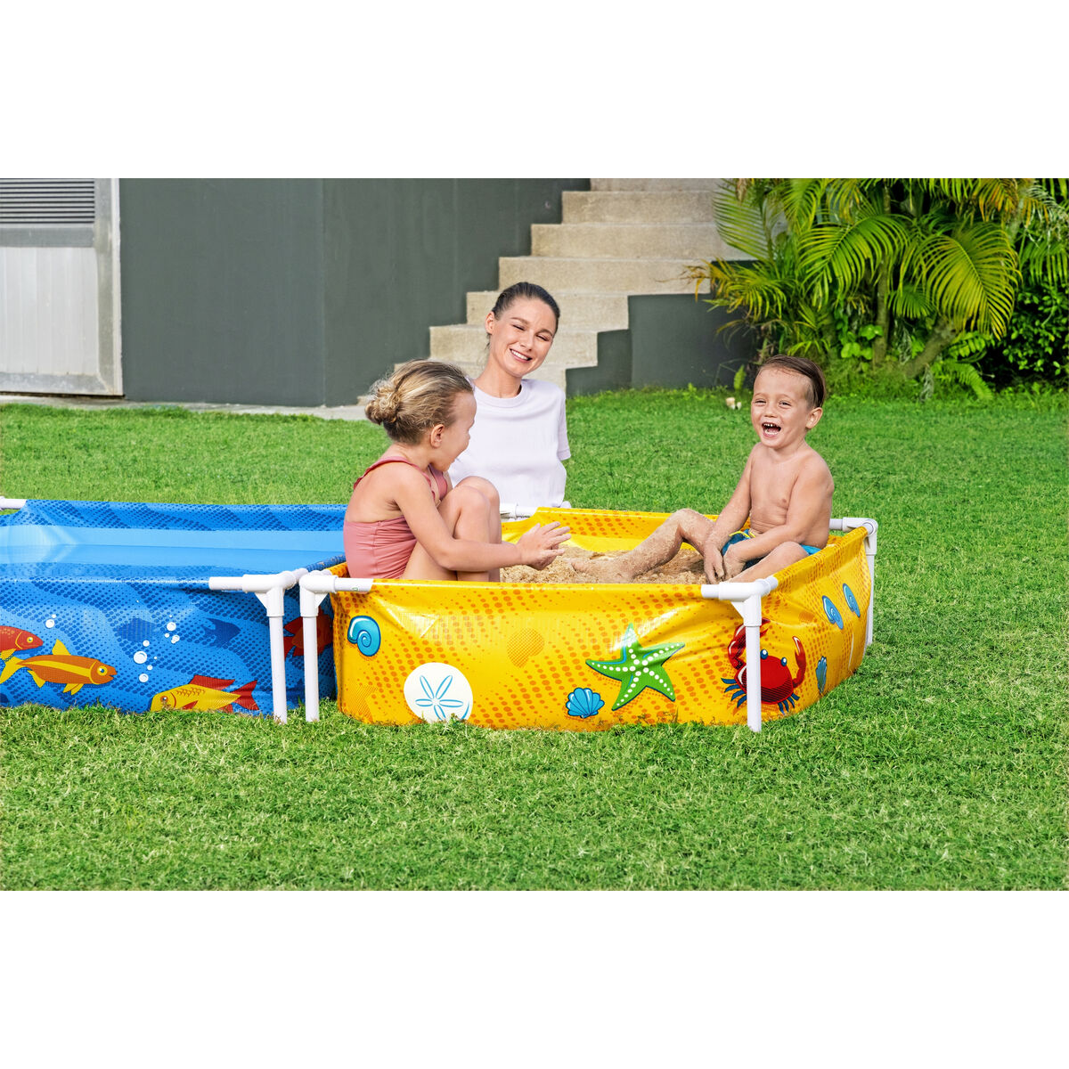 Lastebassein Bestway 213 x 122 x 30,5 cm